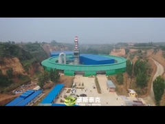 이동 로터리 kiln 벽돌 공장 기계 건조 및 연소 벽돌