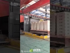 자동 석조 터널 kiln 개선 된 점토 벽돌 생산